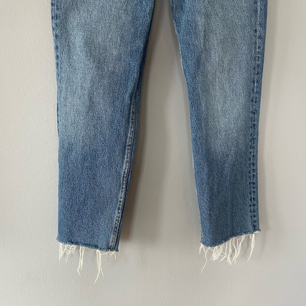 ๐SOLD ZARA High Rise Straight Leg Button Fly Jeans Size 2 - Picture 8 of 12
